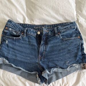American Eagle Outfitters Dark Blue Jean Shorts